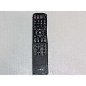 Haier TV DVD Remote Control Black Universal AA Battery IR